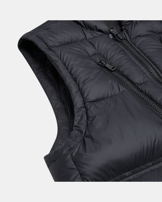 Men's ColdGear® Infrared Down Vest, Black, pdpMainDesktop image number 3